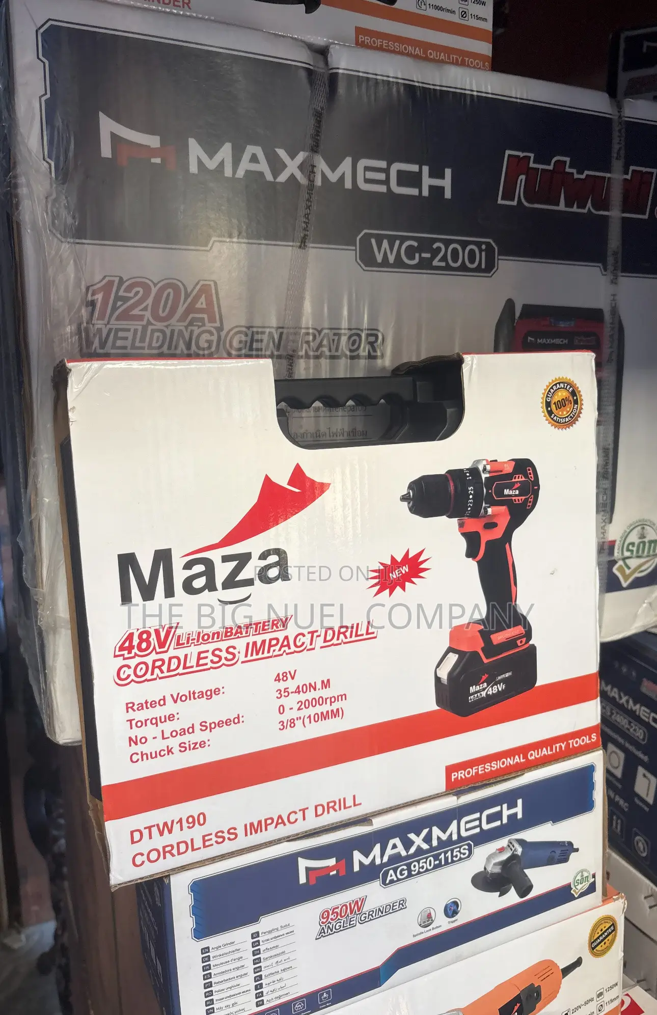 Drilling Machine Rechargeable 48v Impact