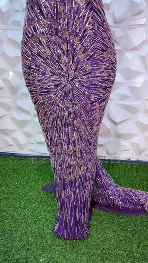 Elegant Beaded Fabric (Five Yards)