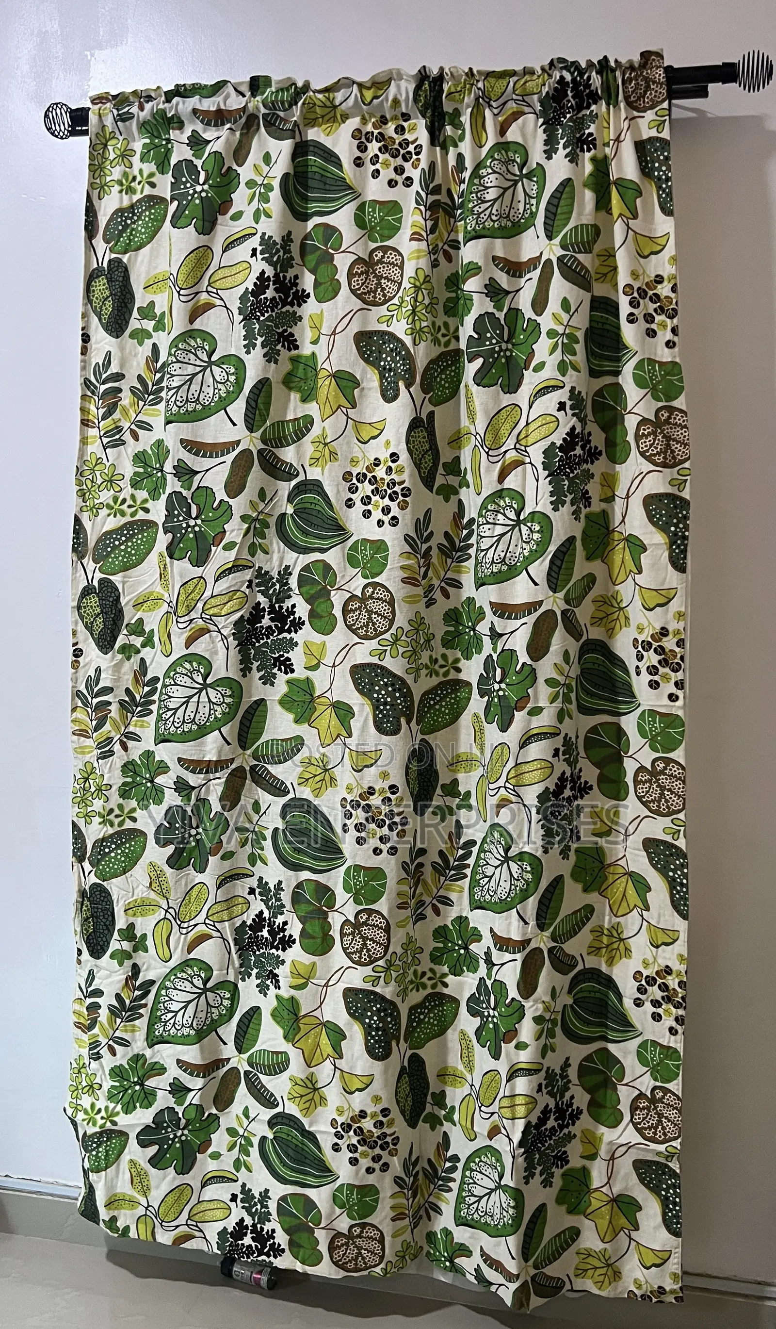 Green Plant Curtains