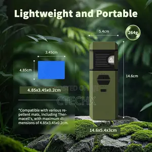 3-in-1 Electric Mosquito Repellent With Camping Lantern. Rechargeable