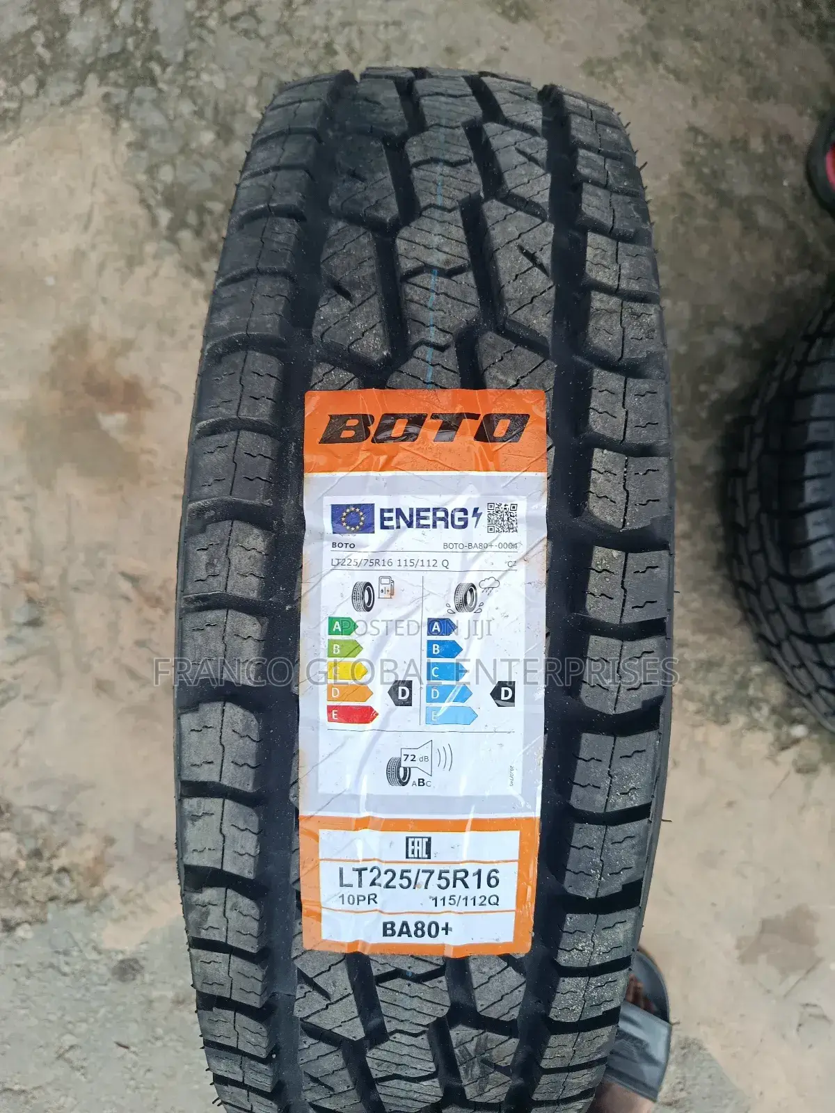 Lt225/75r16 10pr Boto Tyre