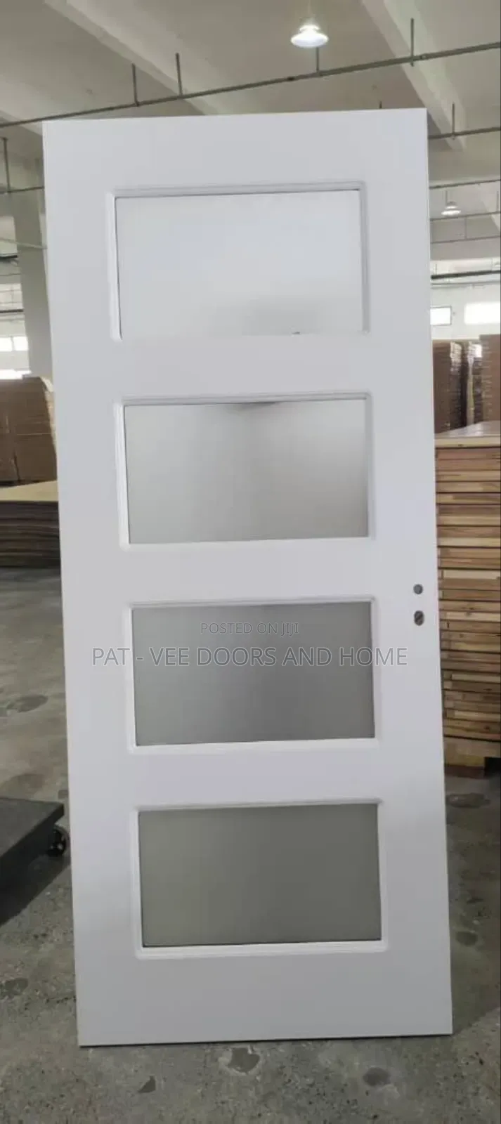 White Imported 3ft by 7 Wooden Door