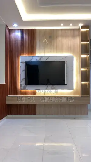 Brown Oak Console