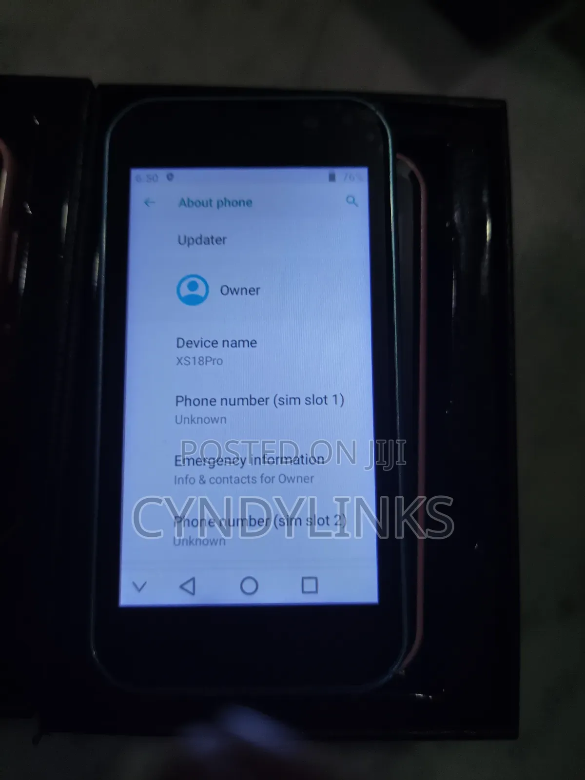 New Mobile Phone 16 GB Blue