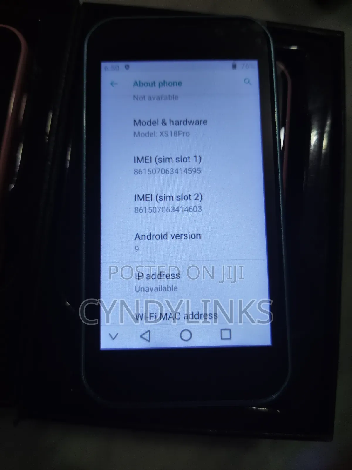 New Mobile Phone 16 GB Blue