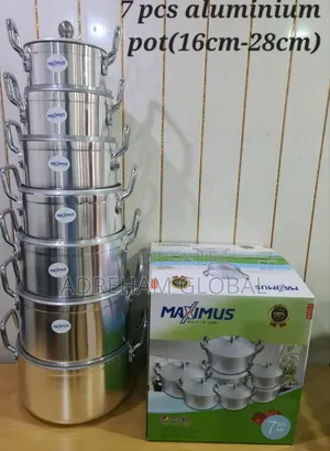 Maximus 7pcs Aluminum Pot 16/18/20/22/24/26 28cm