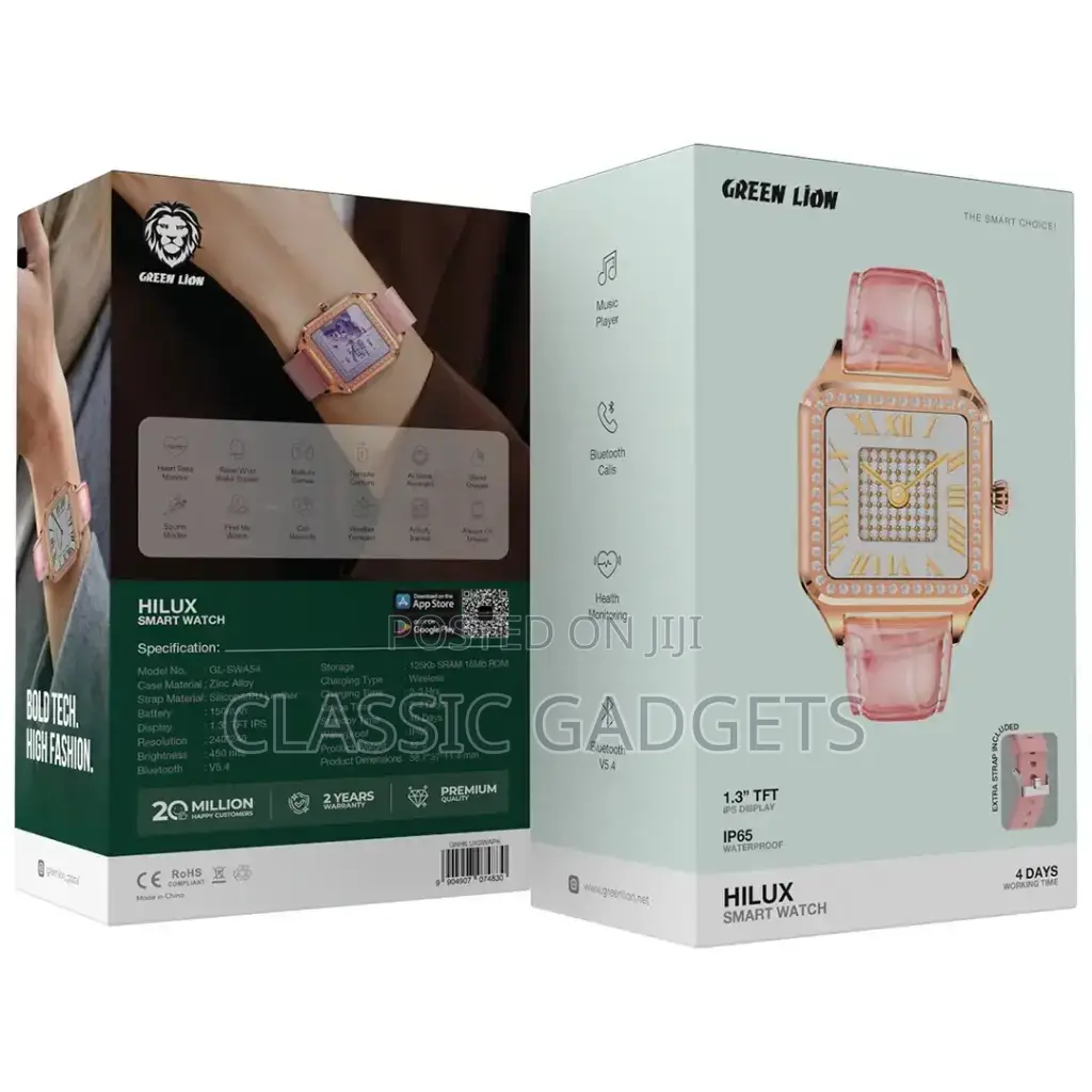 Green Lion Hilux Smart Watch With Extra Strap