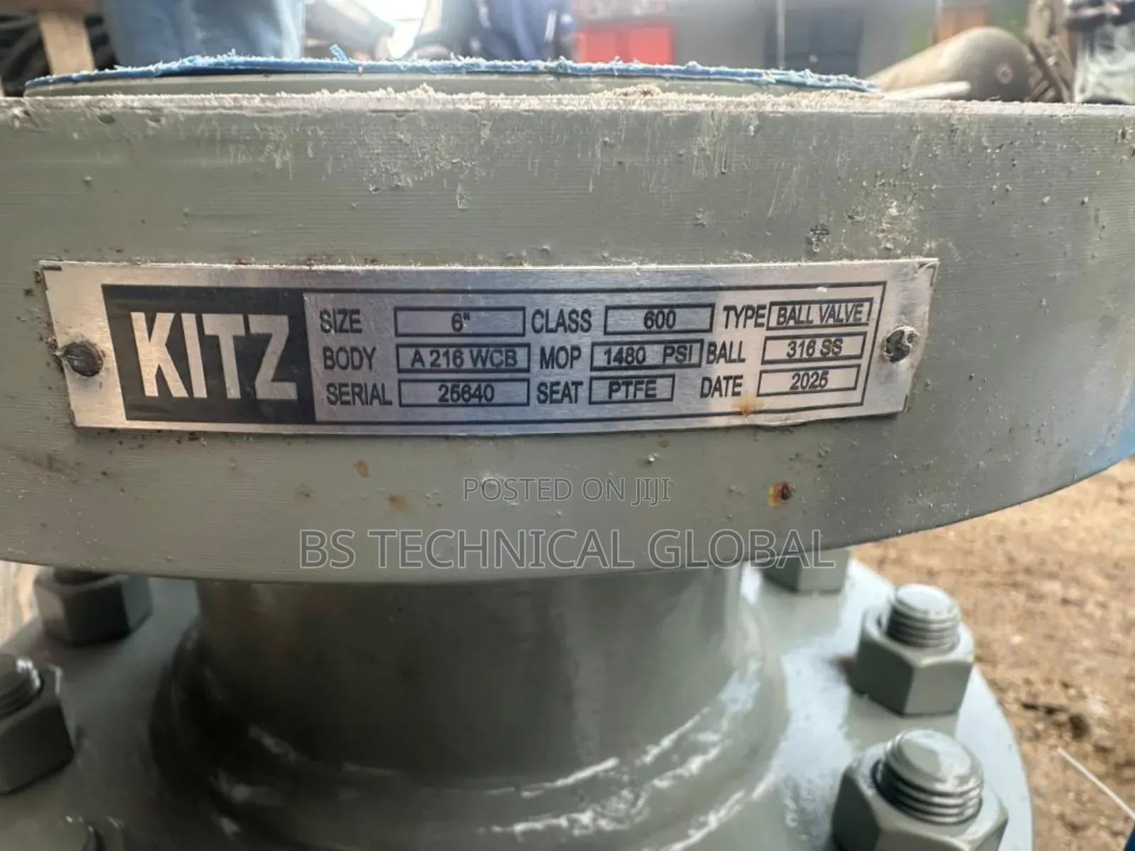 6"X 600 Ball Valve