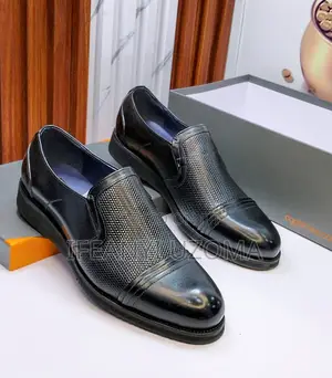 Black Color Men Big Quality Corporate Shoe
