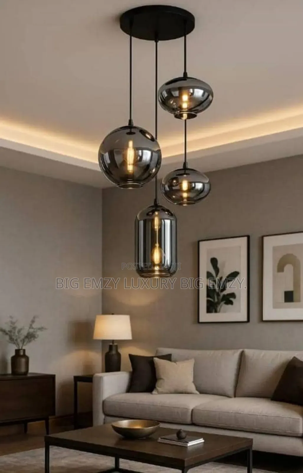 A Cluster Pendant Light.