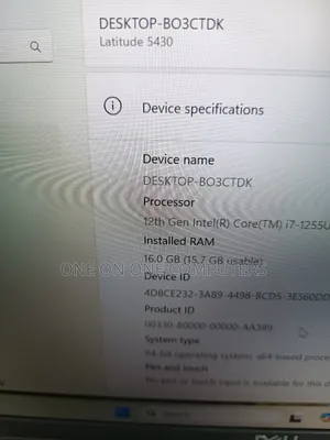 Laptop Dell Latitude 5420 16GB Intel Core i7 SSD 512GB