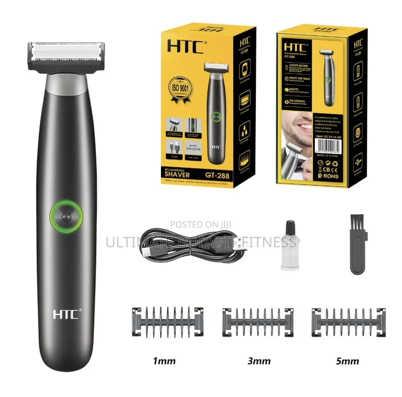 Brand New HTC Gt-288-Black Electric Body Trimmer