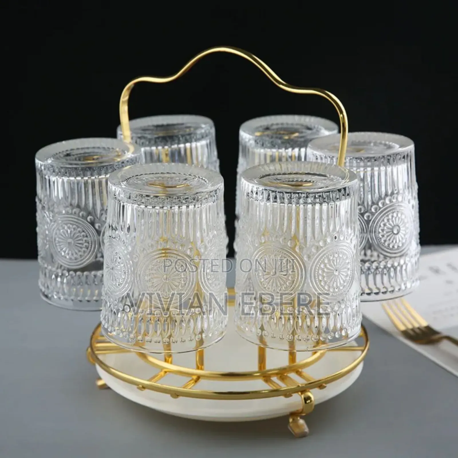 Luxury Glass Cup Storage Rack