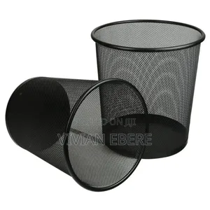 Metal Mesh Trash Bin for Office and Home (Big, Medium, Small)