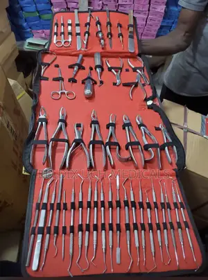 Dental Oral Dental Surgery Set Extracting Elevators Forceps Kit