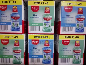 Colgate Plax Mouthwash 6x250ml Cool Mint, Soft Mint