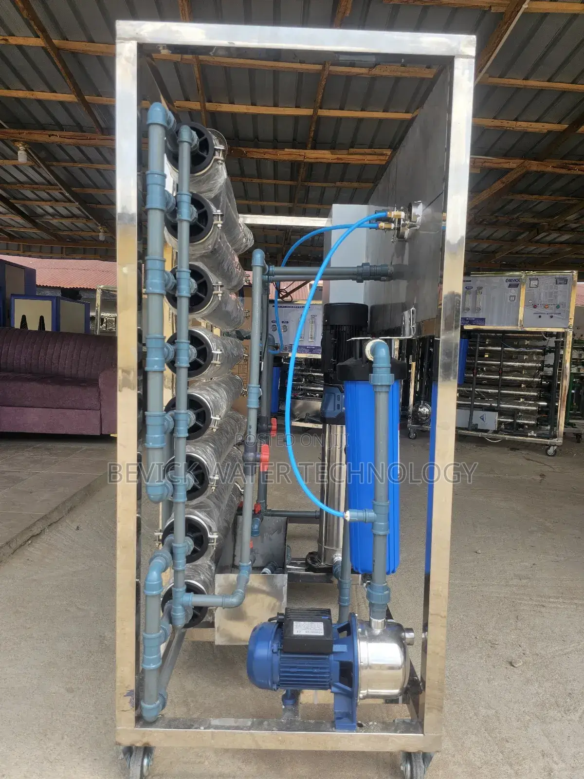 8 Membrane Reverse Osmosis (Ro) System