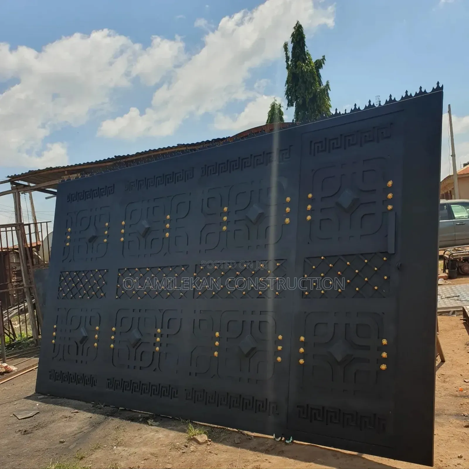 Modern Design Laser Sliding Gate