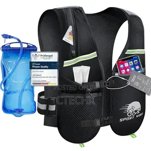 .Running Vest With 6 Pockets