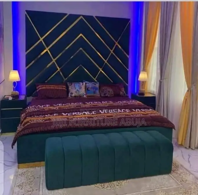 Green Gold Bed