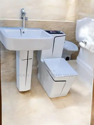 Married Wc With Black Design