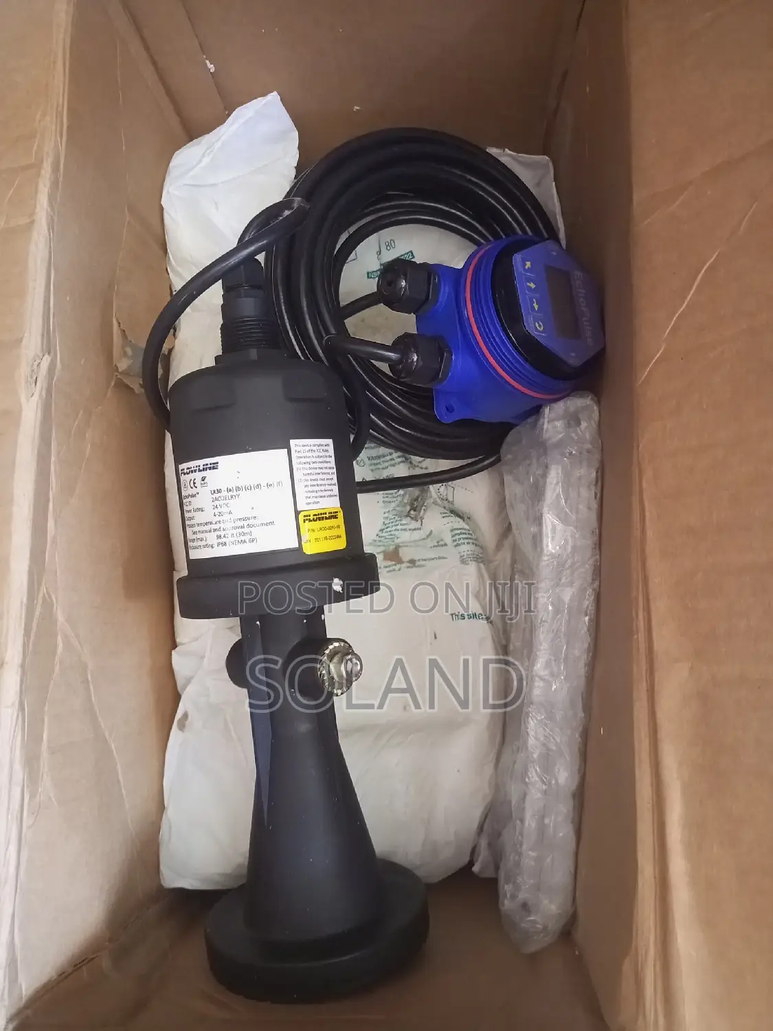 Flowline Echopulse Lr30 Radar Liquid Level Sensor Transmitter Remot