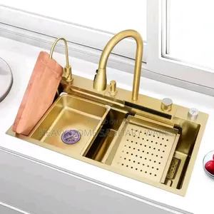 Rich Gold Luxury Kitchen Special Sink