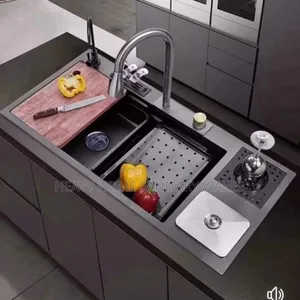 Pure Black Digital Kitchen Sink