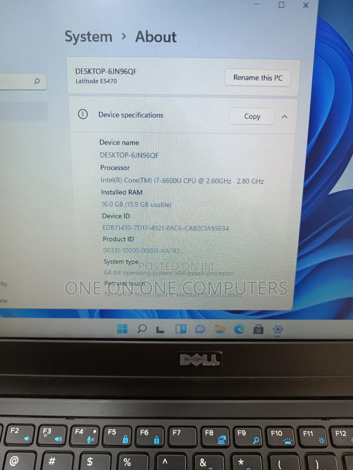Laptop Dell Latitude 14 E5470 16GB Intel Core i7 SSD 256GB