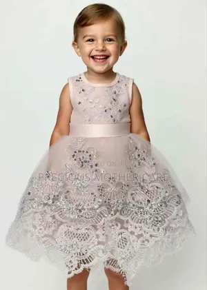 Girl Buberry High and Low Gown