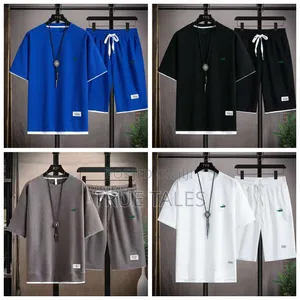 Men's 2 Piece High Quality Shorts And Tops Set