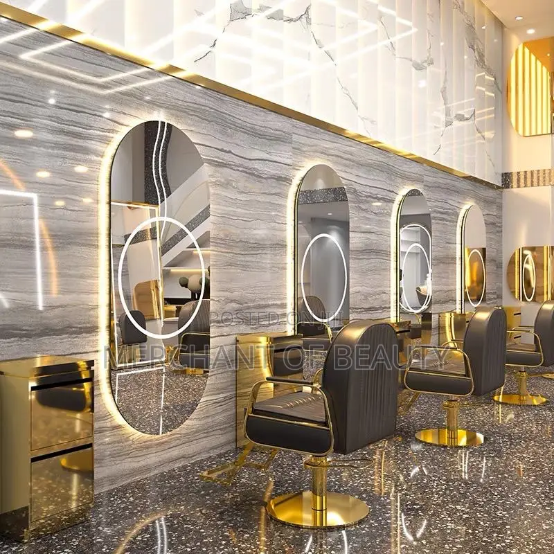 Salon Set With Mirrors