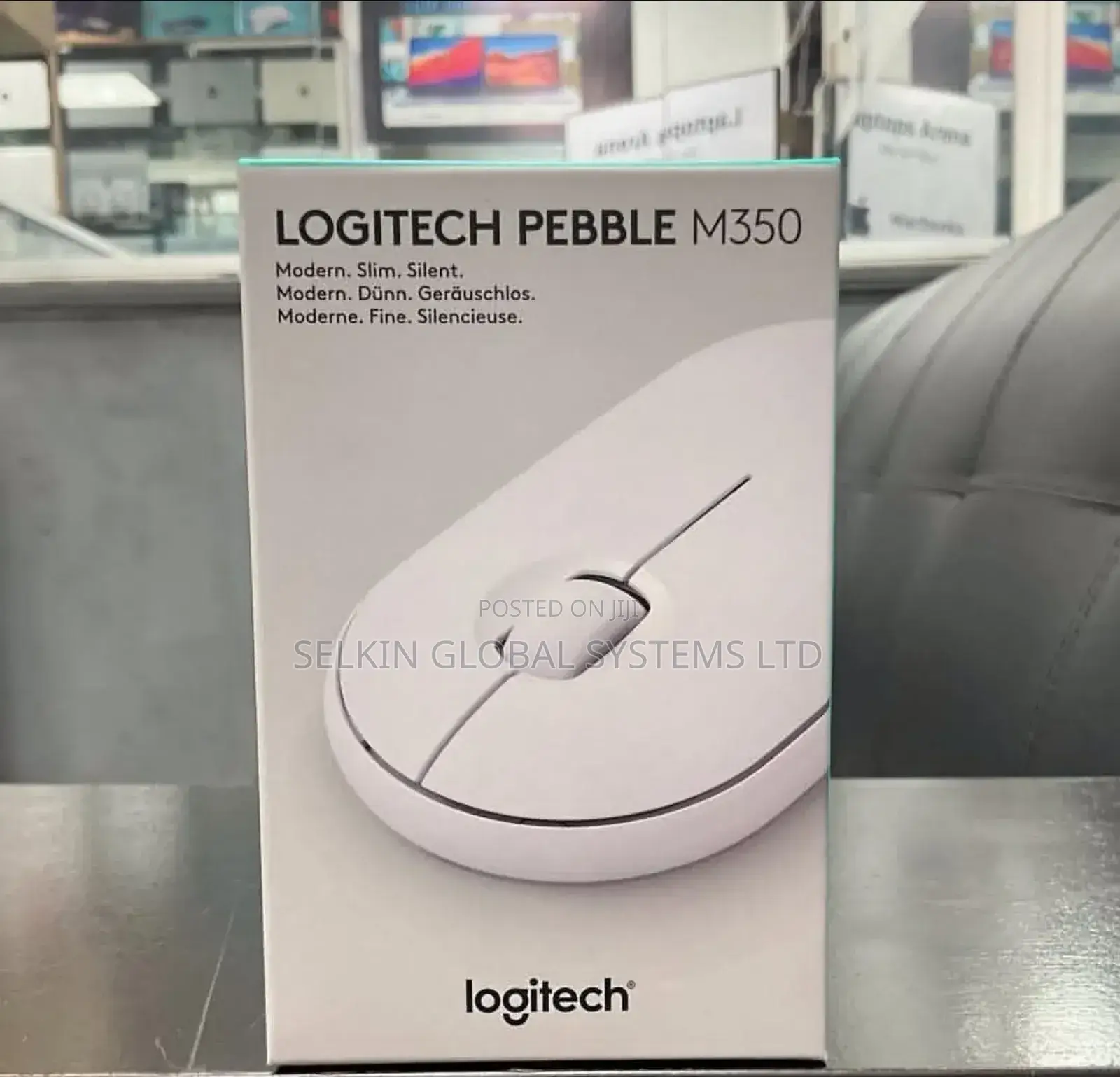 Logitech Pebble Wireless Bluetooth or 2.4 GHZ Receiver, Silent Mouse