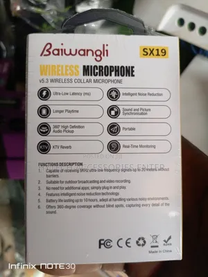 Phone Button Wireless Mic.