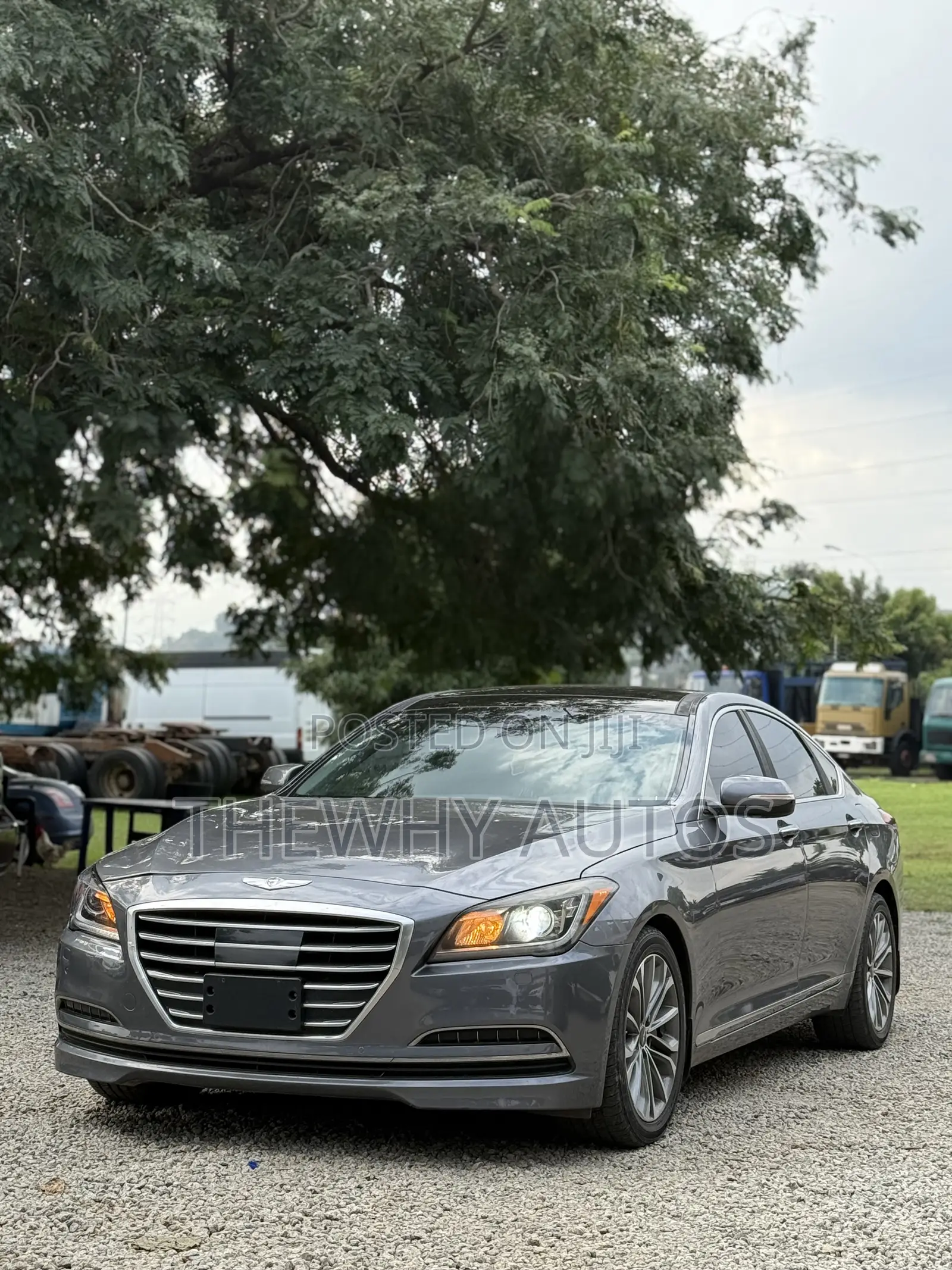 Hyundai Genesis 3.8 4dr Sedan AWD (3.8L 6cyl 8A) 2015 Gray in Katampe ...