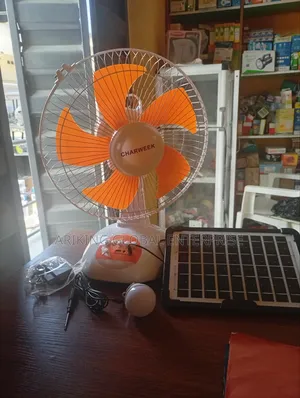 Rechargeable Solar Fan