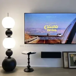 Sphere Floor Lamp or Stacked Ball Floor Lamp.