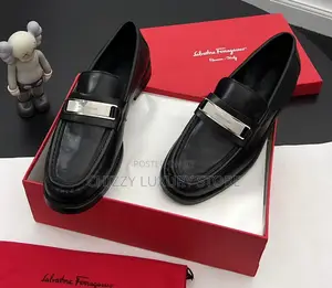 Salvatore Ferragamo Quality Luxury Men Cooperate Shoe