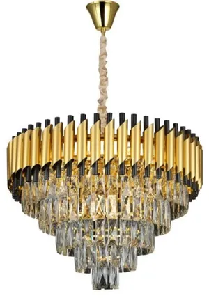 400mm Gold and Black Chandelier Lights.