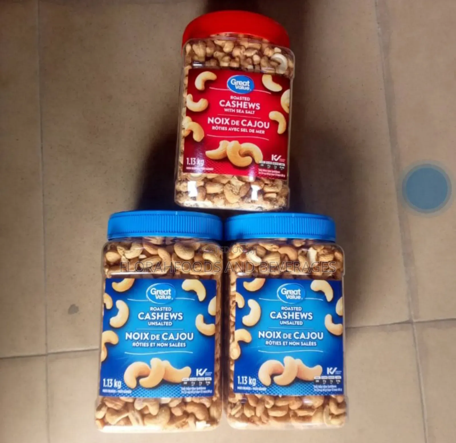 Great Value Roasted Cashew With Sea Salt 1.13kg in Lagos Island (Eko ...