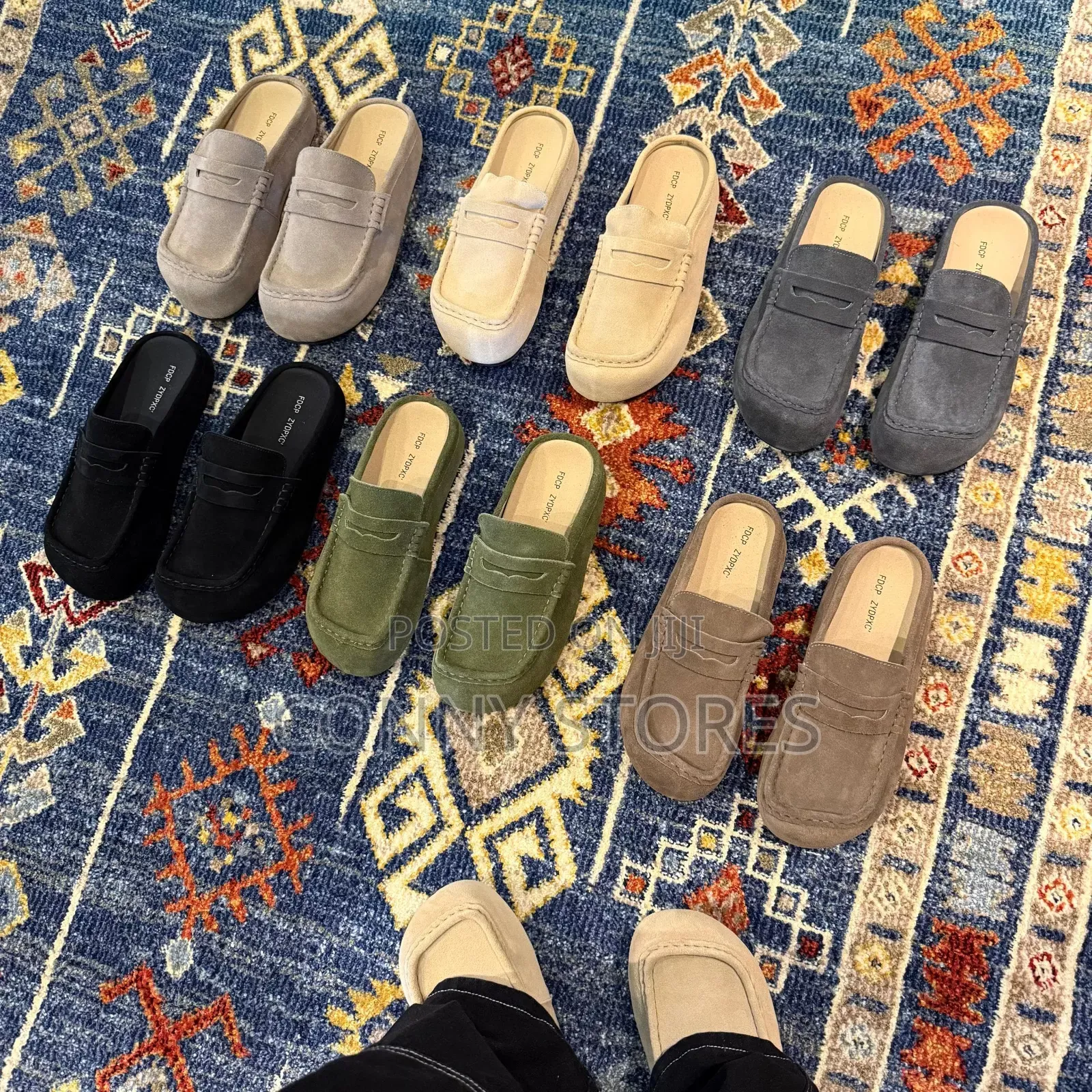 *Cop the Wrapped Suede Open Back Loafers*