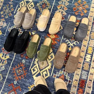 *Cop the Wrapped Suede Open Back Loafers*