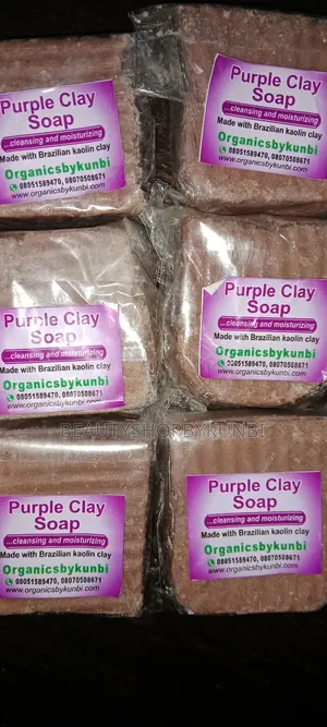 Purple Clay Handmade Anti-aging Bar Soap 220g