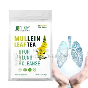 🌿 Mullein Leaf Tea – Natural Lung Cleanser
