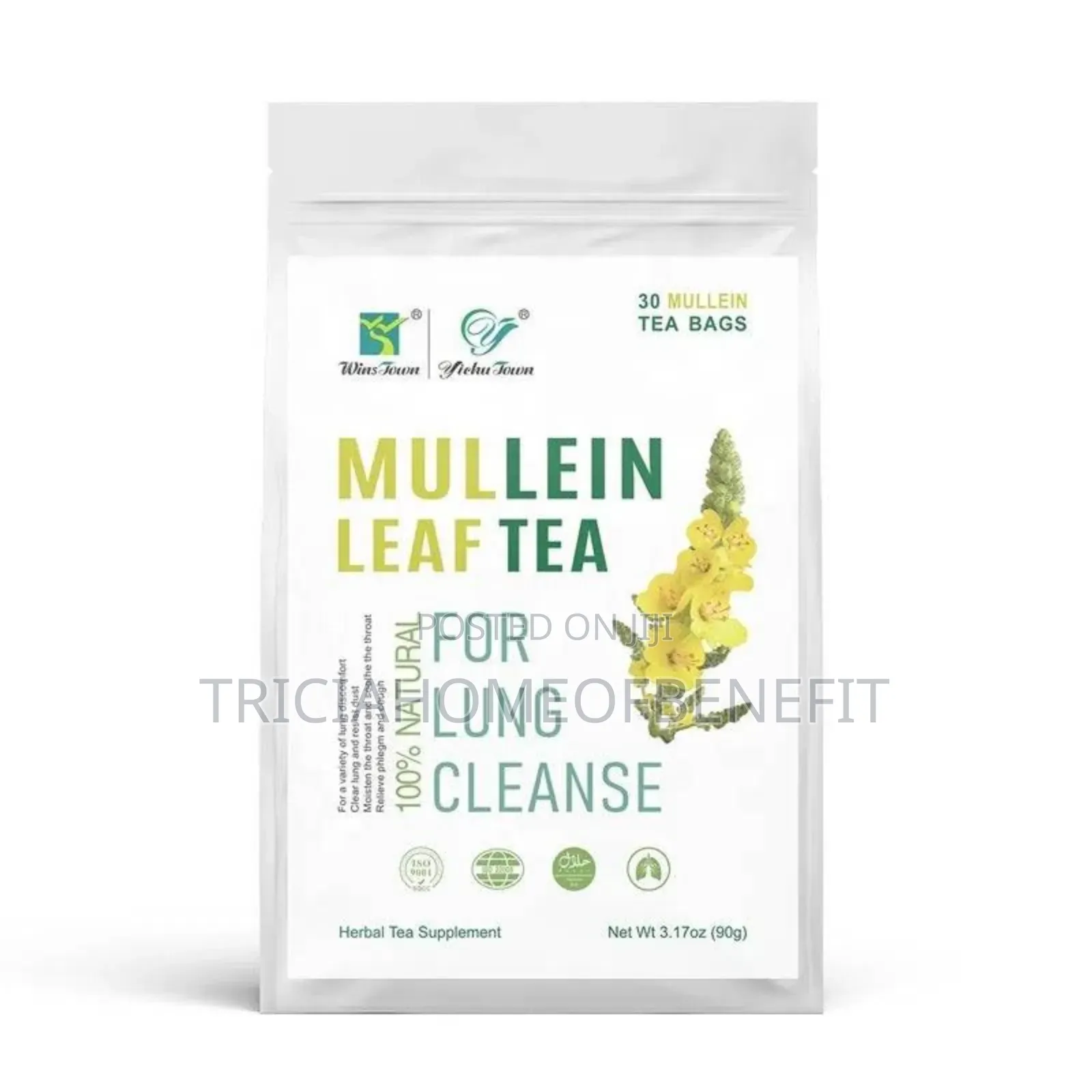 🌿 Mullein Leaf Tea – Natural Lung Cleanser