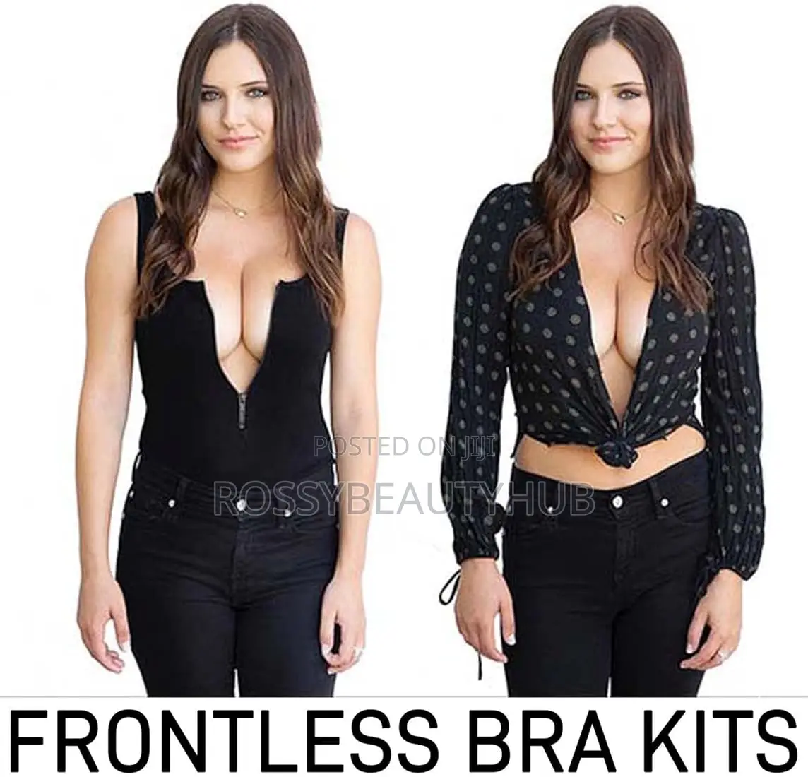 Frontless, Backless And Strapless Push Up Bra Kit