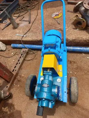 Gear Transfer Pump 3”Inches Coupled With Electric Motor Mobile Type