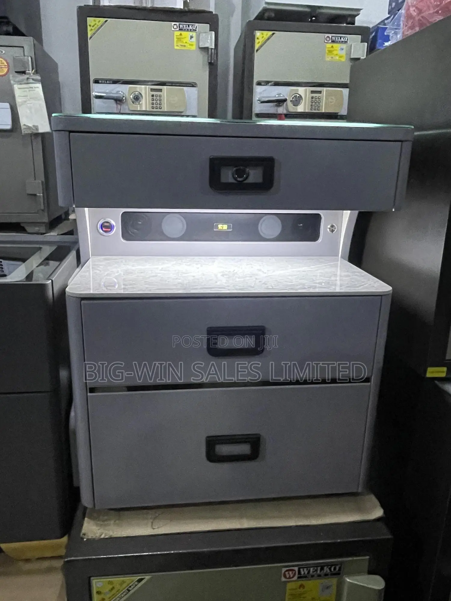 Smart Bed Side Table With Inbuilt Safe