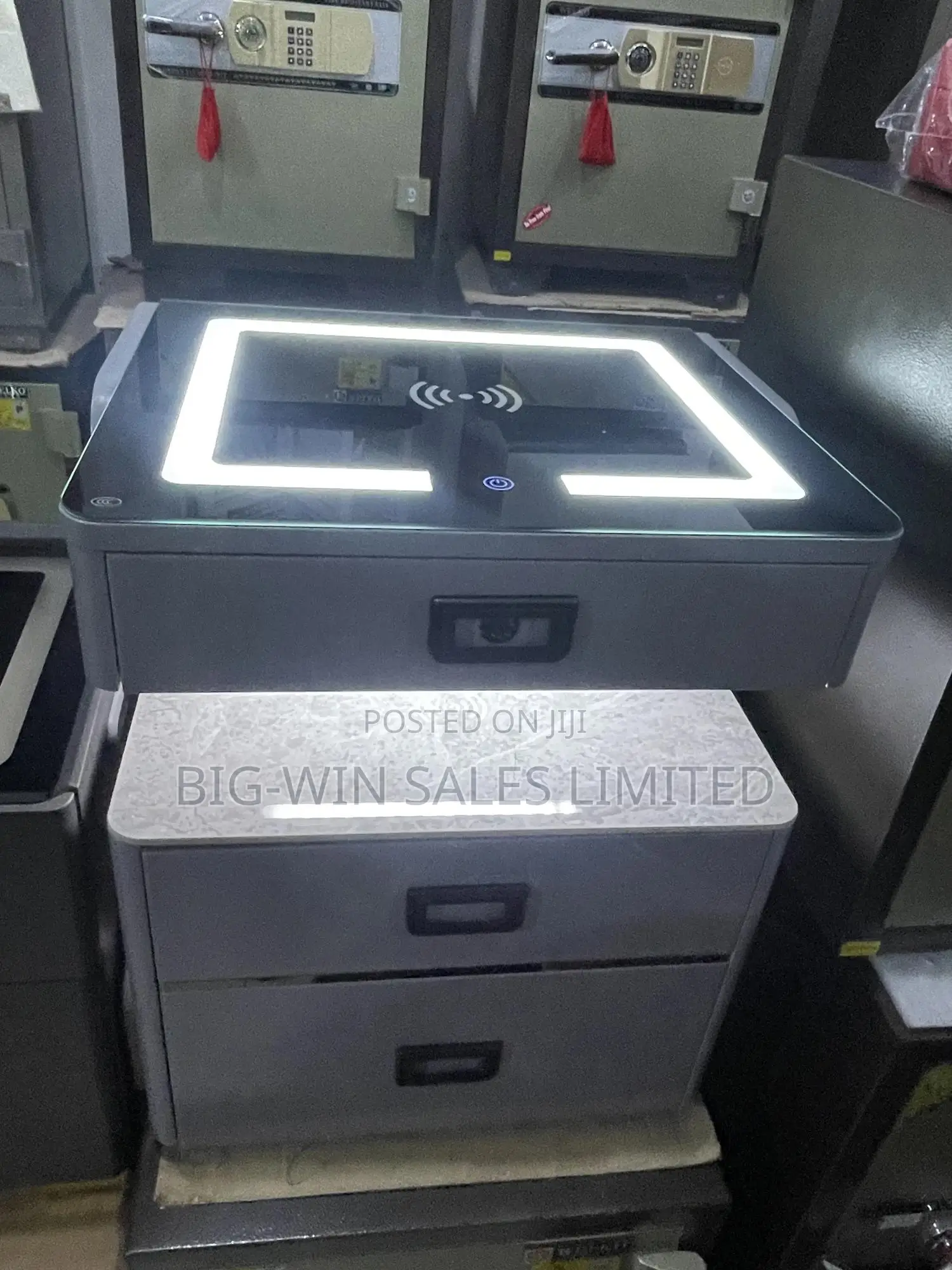 Smart Bed Side Table With Inbuilt Safe