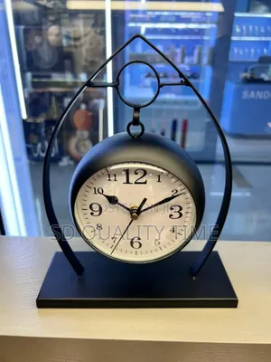 Steel Table Clock